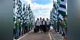 Reciben como héroes a paisas del Atlético Nacional