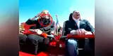 Subió a montaña rusa y casi se traga una paloma en el camino [VIDEO]