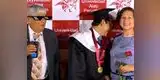 Facebook: padre se burla de su hijo en plena graduación [VIDEO]