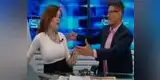 Periodista pone en su lugar a Erick Osores por intentar abrazarla en vivo [VIDEO]
