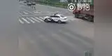 YouTube: Policía detiene el tráfico para realizar esta increíble acción [VIDEO]