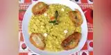 Picante de trigo con pejerrey