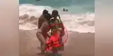 YouTube: disfrutaba de un paseo en bote cuando una ola la tumbó dejándola sin ropa interior [VIDEO]