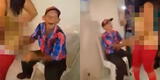 Jóvenes le regalan a su abuelito un show con desnudistas y su reacción se vuelve viral [VIDEO]