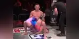 Peleador de MMA derrotó a su rival con una movida de la WWE [VIDEO]