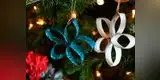 Navidad: haz lindos adornos con los tubos de papel higiénico 