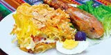 Receta Popular: Tallarín  con pollo al horno