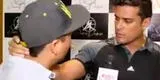 Christian Domínguez responde a periodista y lo toma del pescuezo [VIDEO]
