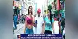 YouTube: Modelos venezolanas sufren acoso callejero en Gamarra [VIDEO] 