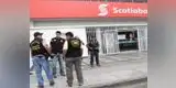 Ministerio Público logró prisión contra banda que robaron un banco en Gamarra