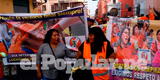 Día del Trabajo: Obreros de limpieza temen ser despedidos y protestan por crimen de madre en jirón de la Unión [FOTOS-VIDEO]