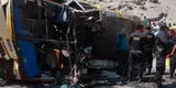 Cieneguilla : un muerto y dos heridos tras caída de bus a pendiente [VIDEO]