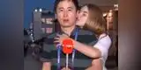 YouTube: Jóvenes rusas besan a un reportero mientras transmitía en vivo y generan polémica [VIDEO]
