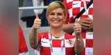 Presidenta de Croacia descontará de su sueldo los días que se ausentó para asistir al Mundial 