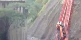 Cusco: puente se cayó cuando pasaba camión de 15 toneladas [FOTO Y VIDEO]