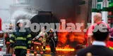 Breña: Incendio del grifo frente al Hospital del Niño [VIDEOS Y FOTOS]