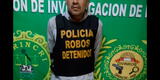 Dirincri: "Cholo David" fue detenido cuando "peinaba" un vehículo en Breña