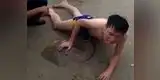 YouTube: mantarraya atacó a turista en los genitales [VIDEO]