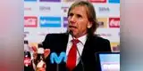 Ricardo Gareca sobre las dos derrotas de Perú: "nos van a dejar cosas importantes"