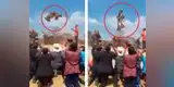 Facebook: hombre flota durante ritual de magia negra en África [VIDEO]