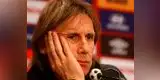 Ricardo Gareca mostró su enojo por el poco apoyo que recibe el fútbol peruano 