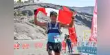 Atletismo :Huamán  logró el primer lugar en Media Maratón des Sables