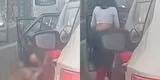 Mujer orina en plena Panamericana aprovechando ''la hora punta'' [VIDEO]