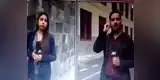 Facebook: reportera suelta tremenda lisura en vivo al darle el pase a su compañero [VIDEO]