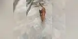 Facebook: perro llevando un vaso lleno de agua en el hocico es la sensación en redes [VIDEO]