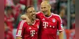 Bayern Múnich anunció el adiós del holandés Arjen Robben y el francés Franck Ribéry