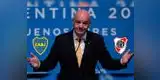 Boca vs River: Giani Infantino asegura que el equipo ganador “se burlará del otro cien años”