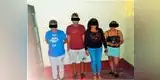 PNP detiene a cuatro personas sindicadas de extorsión 
