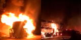 Chaclacayo: Bus interprovincial se incendió en la Carretera Central [VIDEO]