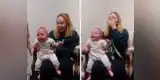 Facebook: bebé escucha la voz de su hermana por primera vez y enternece por su inesperada reacción [VIDEO] 