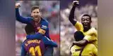 Lionel Messi celebró gol a lo Pelé