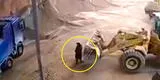 Maquinista tritura viva a una mujer en una cantera de arena y el desenlace es fatal [VIDEO]