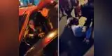 Conductora intenta cachetear a mujer policía, pero termina reducida y en el suelo [VIDEO]