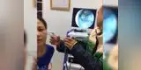 Extraen mariposa que vivía dentro de la oreja de una mujer [VIDEO]