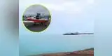 Avioneta de la FAP cae al mar durante vuelo de entrenamiento en Pisco