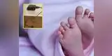 Bebé muere electrocutada tras coger cargador del celular de su madre