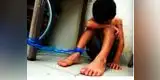 Captan a padre golpeando a su hijo autista de 8 años en Ate Vitarte [VIDEO]