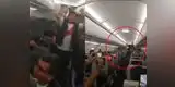 Perú vs. Chile: Hinchas peruanos alientan a Bicolor y sorprenden a pasajeros a bordo de avión rumbo a Brasil [VIDEO]