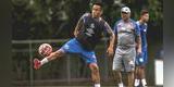 Christian Cueva se reintegra a los entrenamientos del Santos