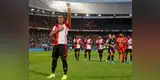 Renato Tapia fue titular y fue ovacionado por hinchas del Feyenoord