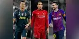 UEFA anuncia a Cristiano Ronaldo, Messi y Van Dijk como candidatos a Jugador del Año