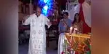 Sacerdote homenajeó a Santa Rosa de Lima con sus pasos de baile [VIDEO]