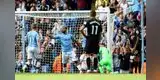Manchester City goleó con dos goles del "Kun" Agüero