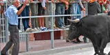 Anciano fallece tras ser corneado por un toro en popular festival en España [VIDEO]