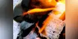 Joven quema las cartas de amor de su expareja sin imaginar que incendiaría toda su casa