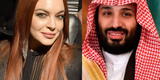 ¿Lindsay Lohan tiene una relación con el príncipe heredero saudí?